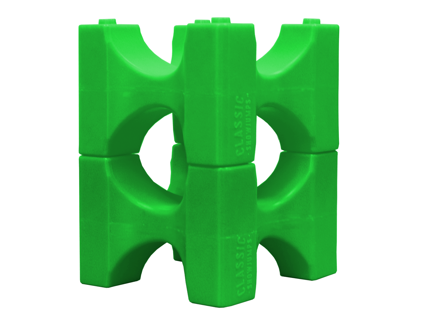 Classic Show Jumps Jump Blocks Light Green Stackaletti - Set of 6