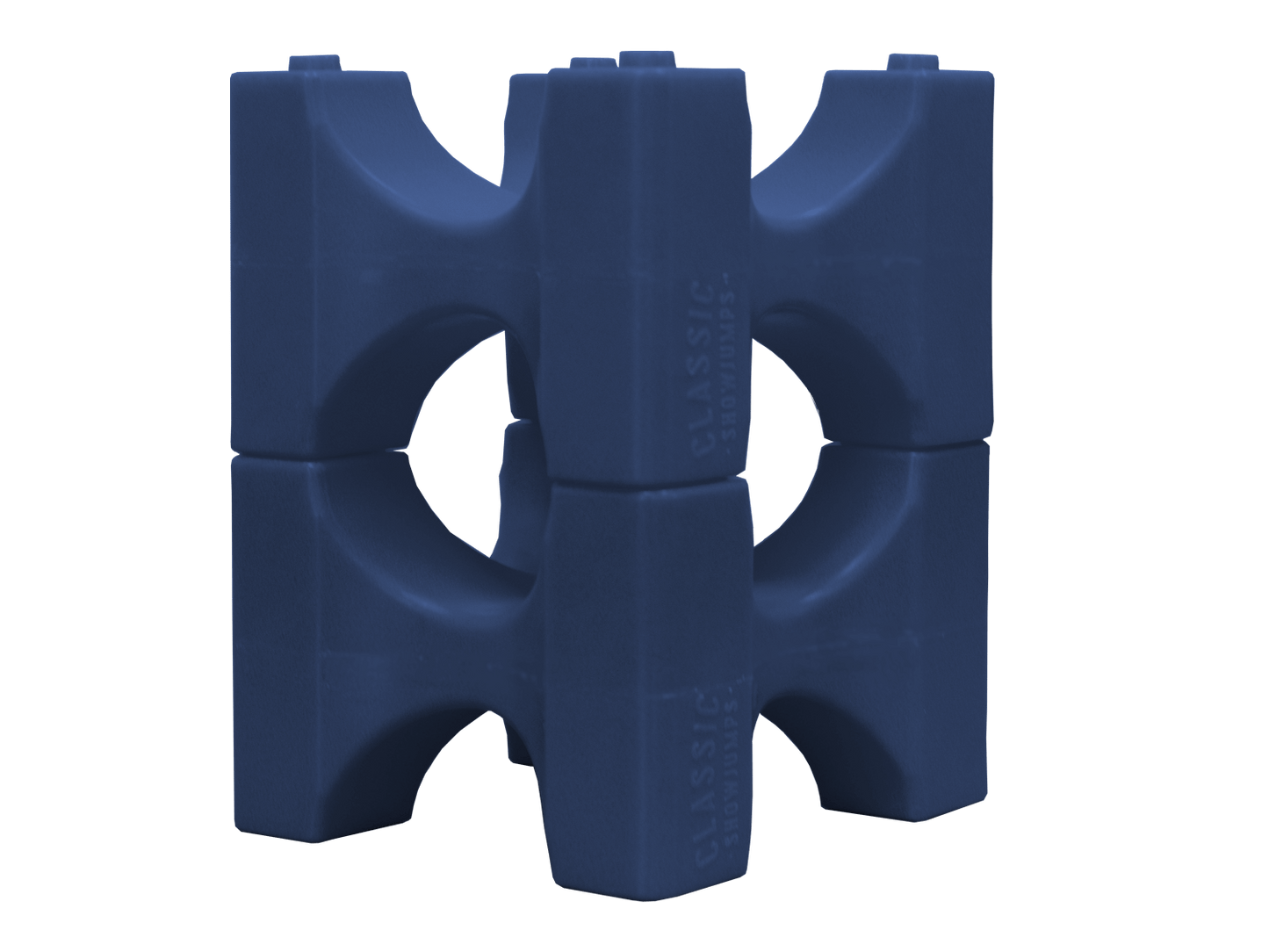 Classic Show Jumps Jump Blocks Navy Blue Stackaletti - Set of 6