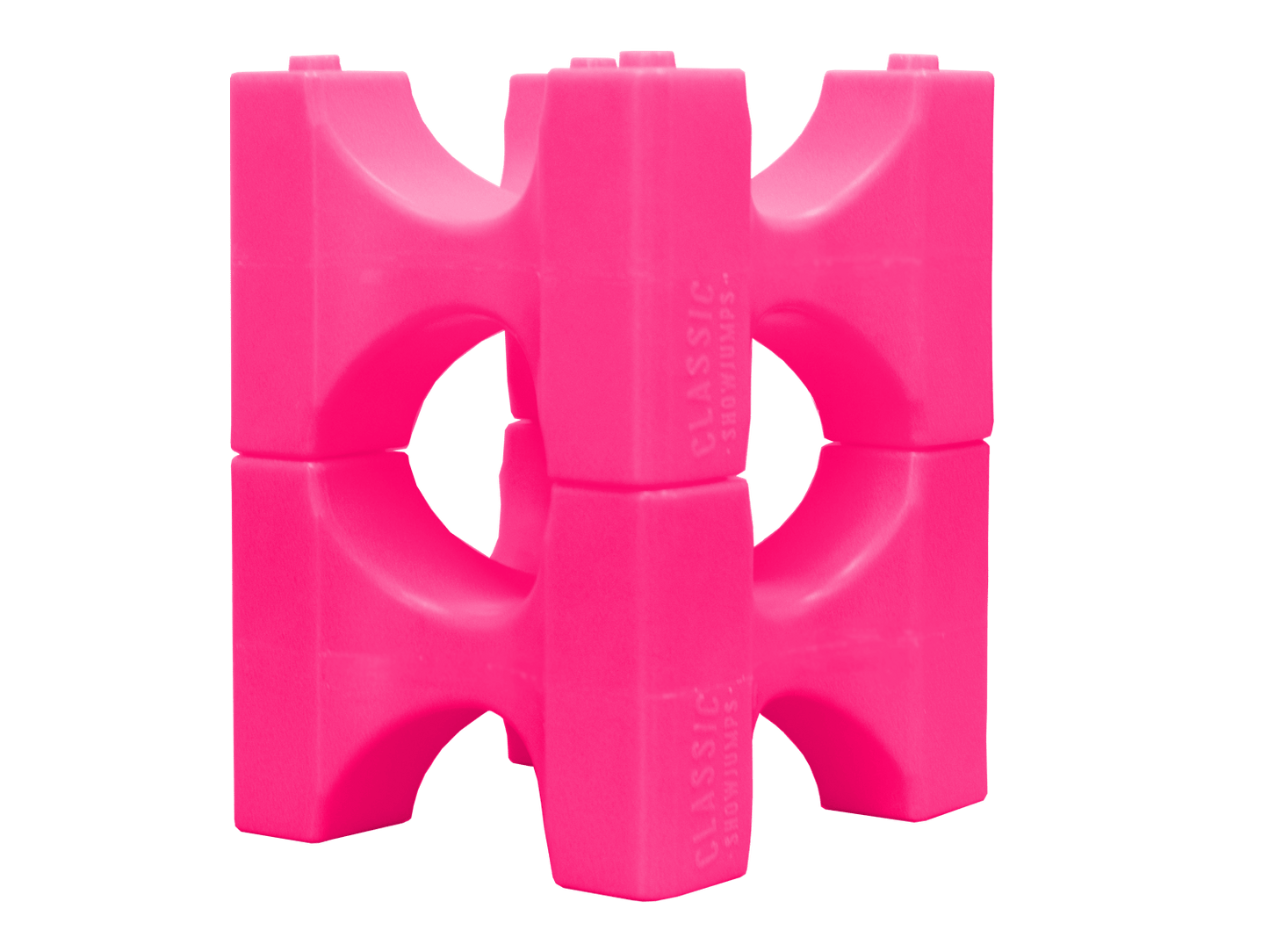 Classic Show Jumps Jump Blocks Pink Stackaletti - Set of 6