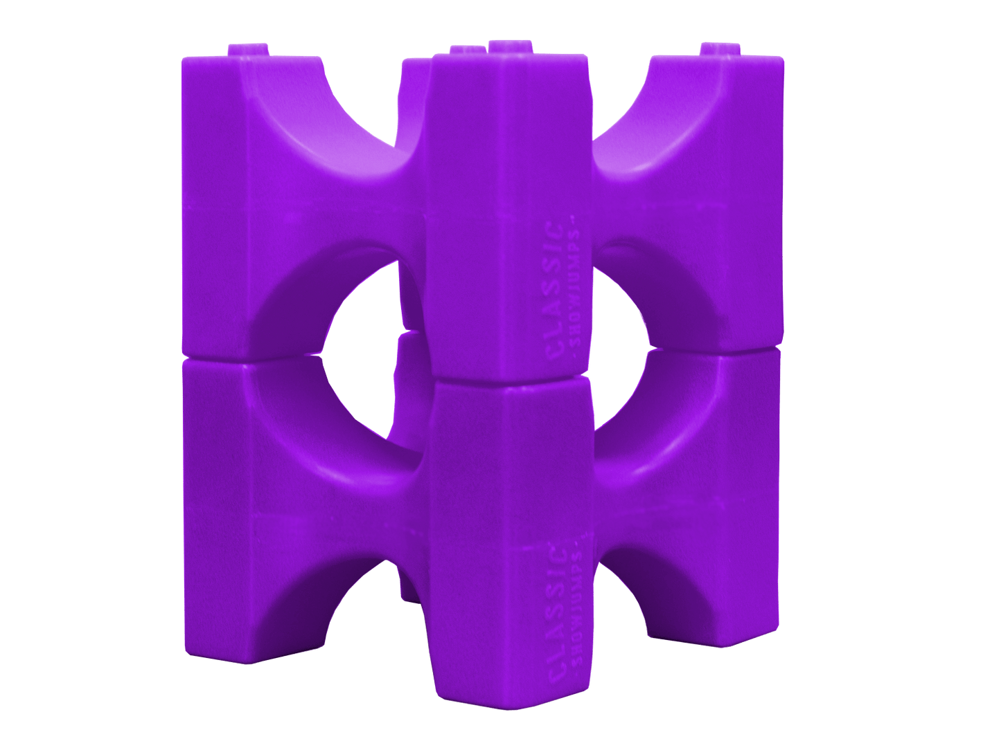 Classic Show Jumps Jump Blocks Purple Stackaletti - Set of 6