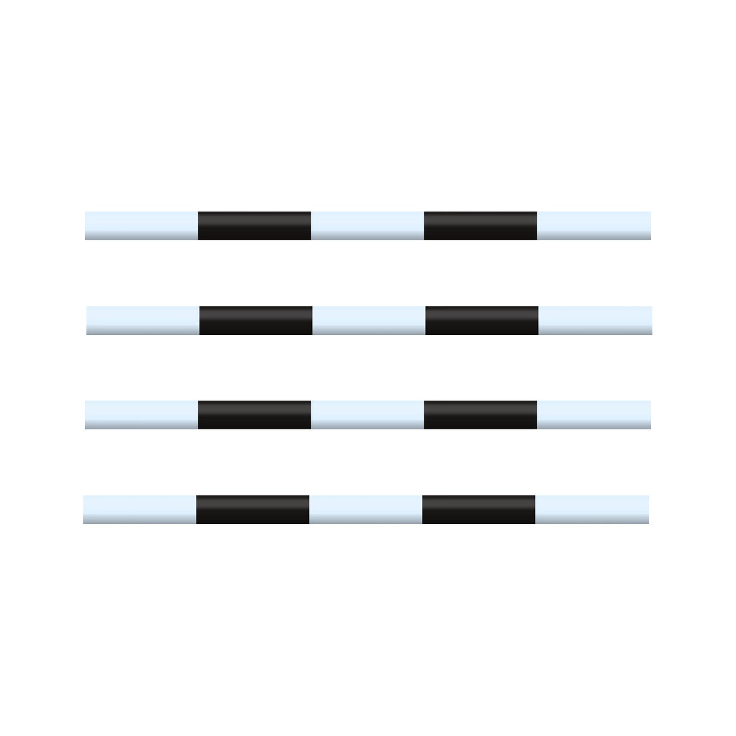 Copper Pony Poles Jump Poles Black Poles - 8' ft wood (Set of 4)