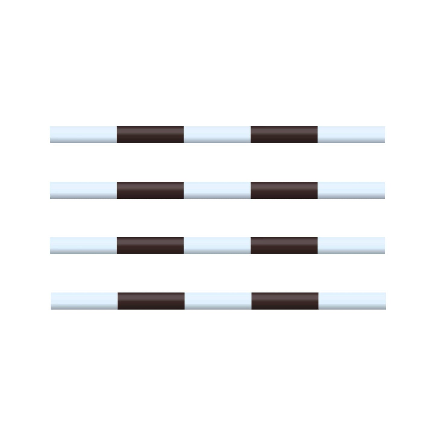 Copper Pony Poles Jump Poles Dark Brown Poles - 8' ft wood (Set of 4)