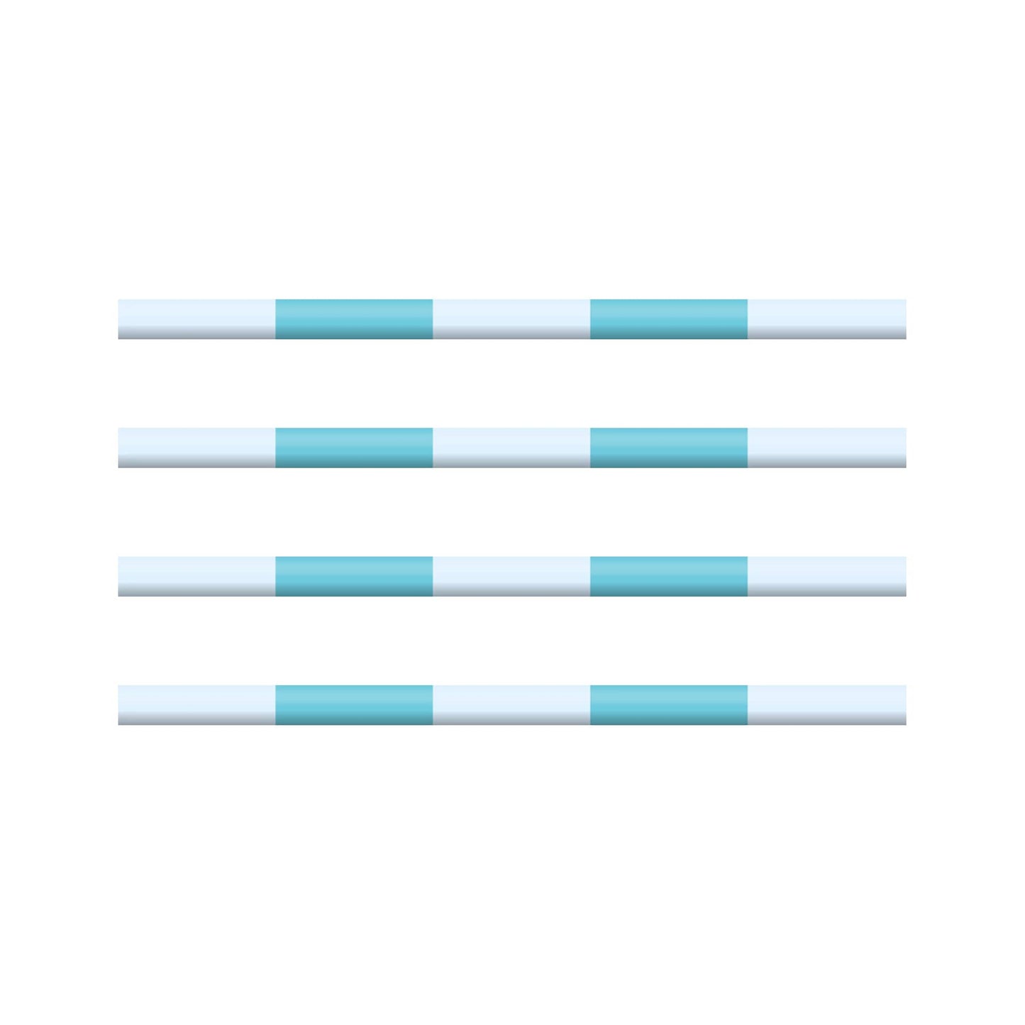 Copper Pony Poles Jump Poles Light Blue Poles - 8' ft wood (Set of 4)