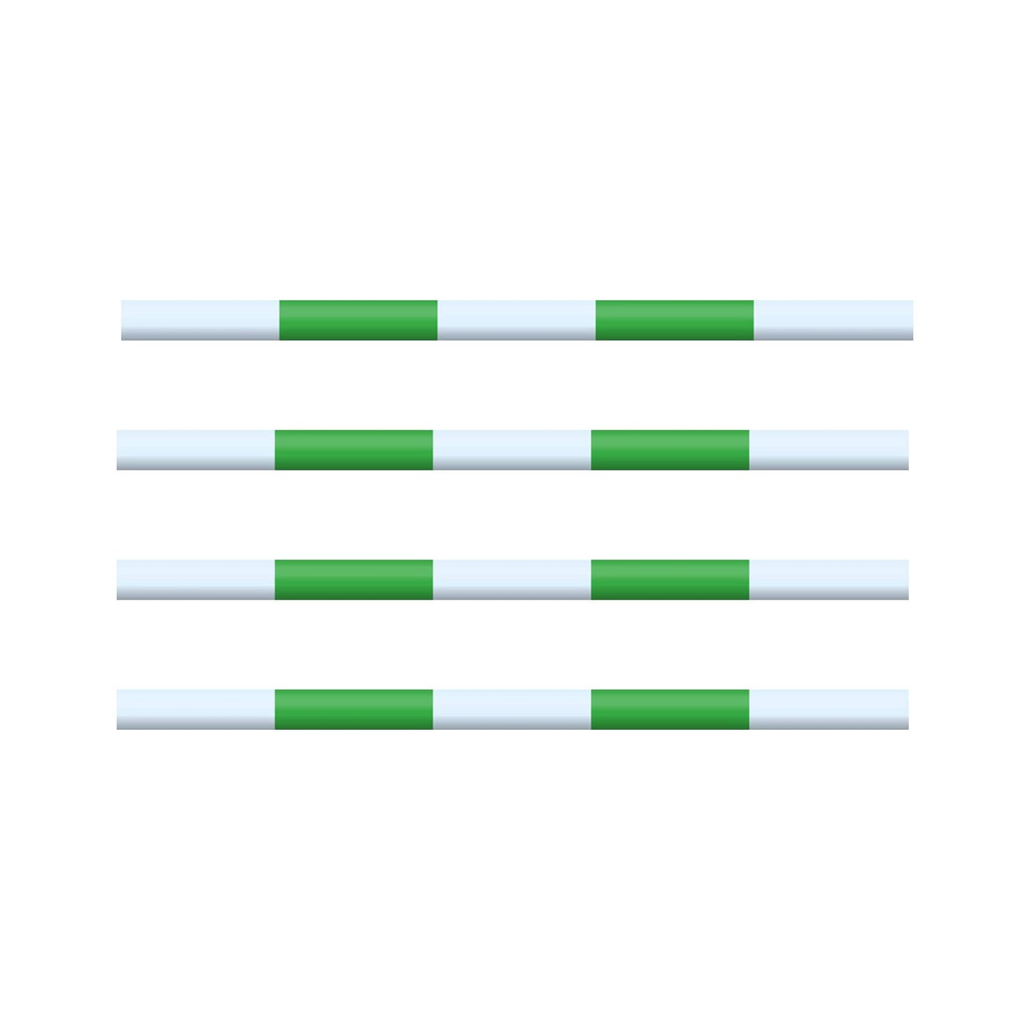 Copper Pony Poles Jump Poles Light Green Poles - 8' ft wood (Set of 4)