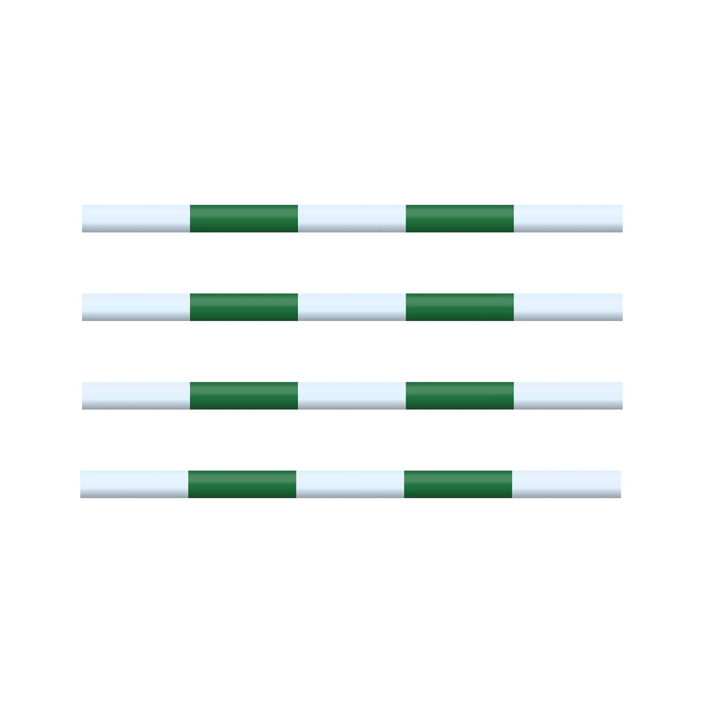 Copper Pony Poles Jump Poles Mid Green Poles - 8' ft wood (Set of 4)