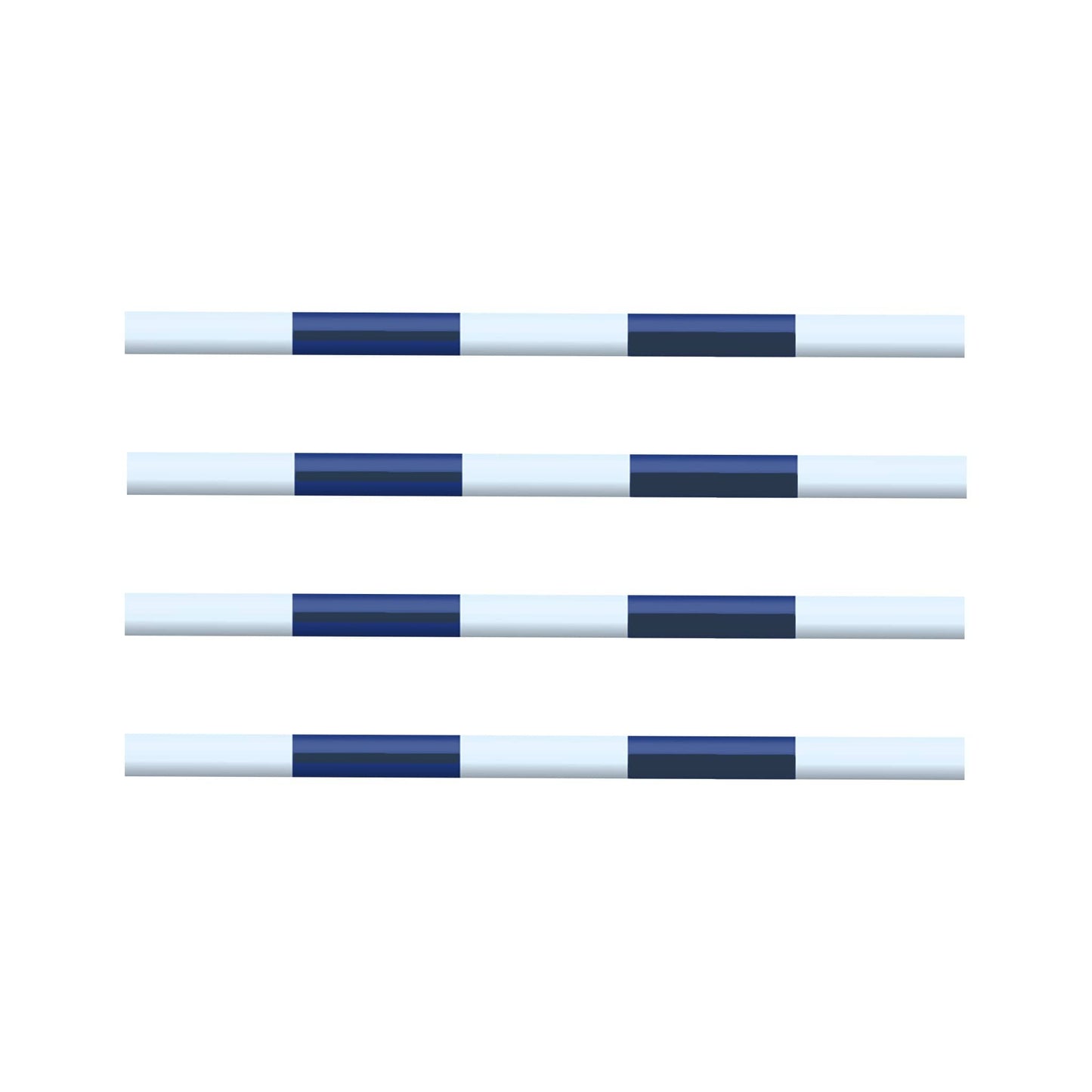 Copper Pony Poles Jump Poles Navy Blue Poles - 8' ft wood (Set of 4)