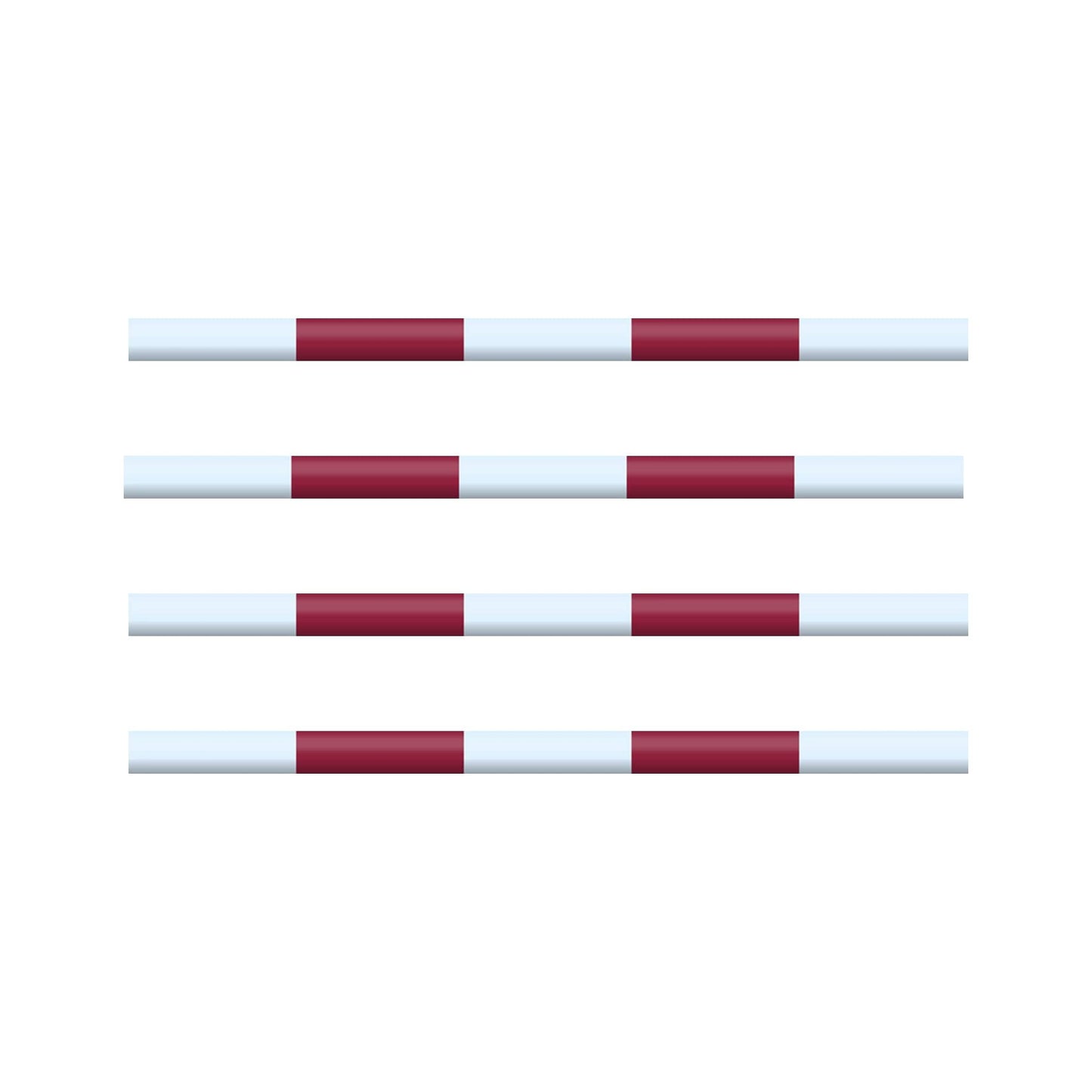 Copper Pony Poles Jump Poles Poles - 8' ft wood (Set of 4)