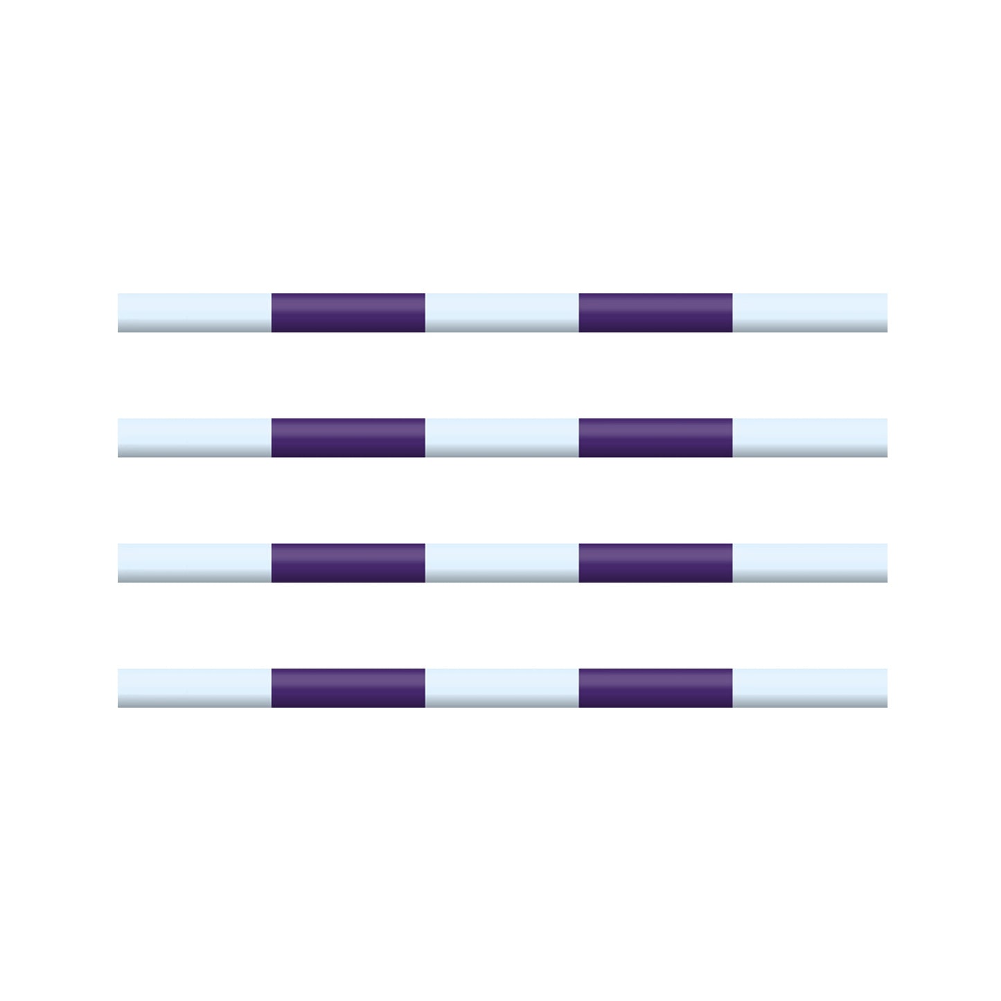 Copper Pony Poles Jump Poles Purple (*Jump 4 Joy match) Poles - 8' ft wood (Set of 4)