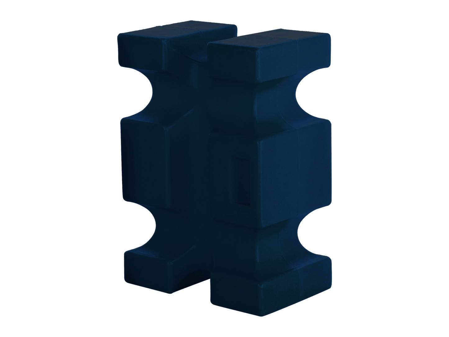 Copper Pony Poles Navy Blue Parallel Jump Block - Set of 2