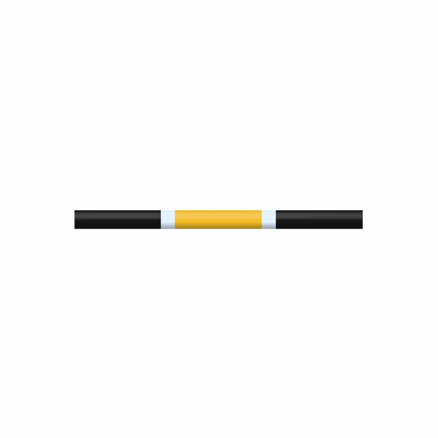 Copper Pony Poles Yellow / Black Pole - 6.5' ft Zero Maintenance (Polymer Wrapped Wood)