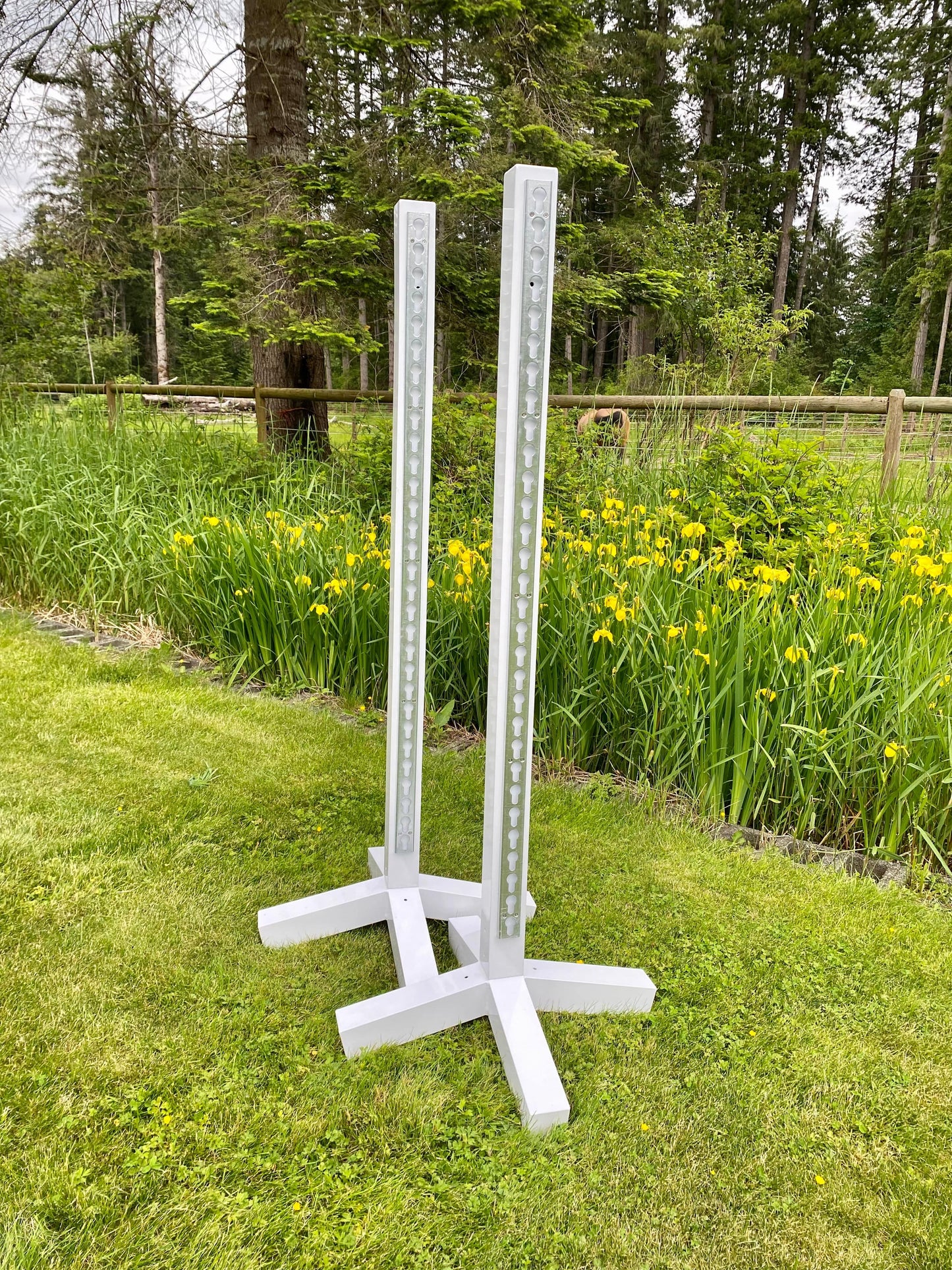 Hope Horse Aluminum Jump Standards - 6' ft Tall Set