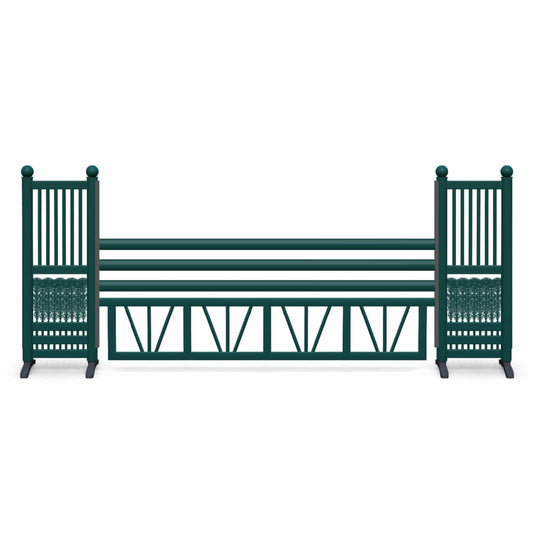 Jump 4 Joy Complete Jumps Fluted Brush Jump - 10' ft