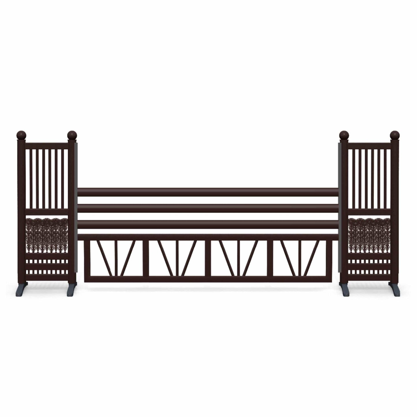 Jump 4 Joy Complete Jumps Fluted Brush Jump - 10' ft