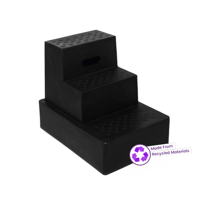 Classic Show Jumps Arena Accessories 3 Step Standard Mounting Block