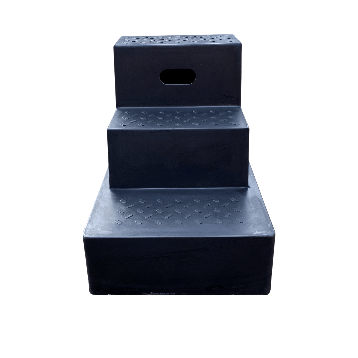 Classic Show Jumps Arena Accessories Black Mounting Block - 3 Step