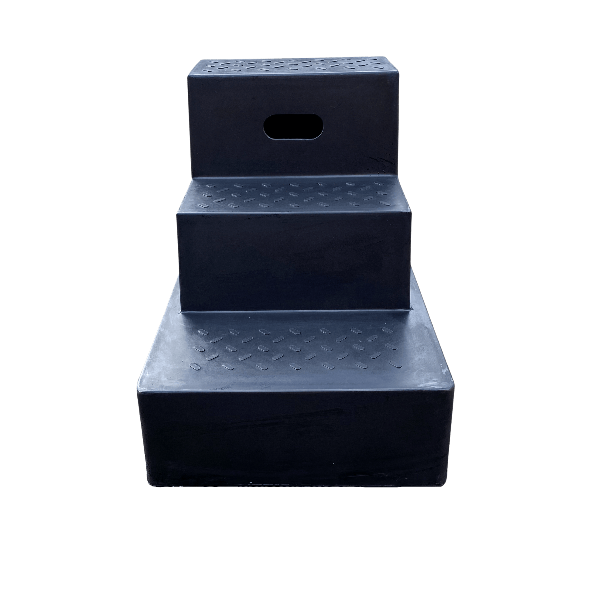 Classic Show Jumps Arena Accessories Black Mounting Block - 3 Step