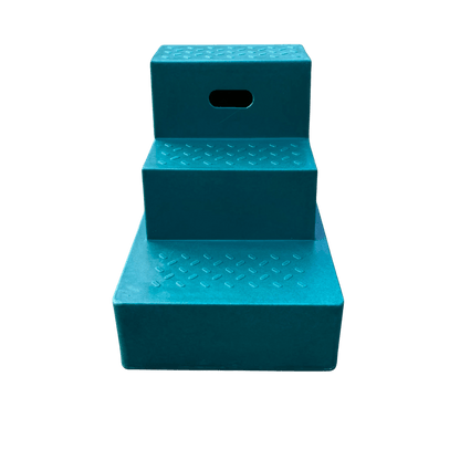 Classic Show Jumps Arena Accessories Forest Green Mounting Block - 3 Step