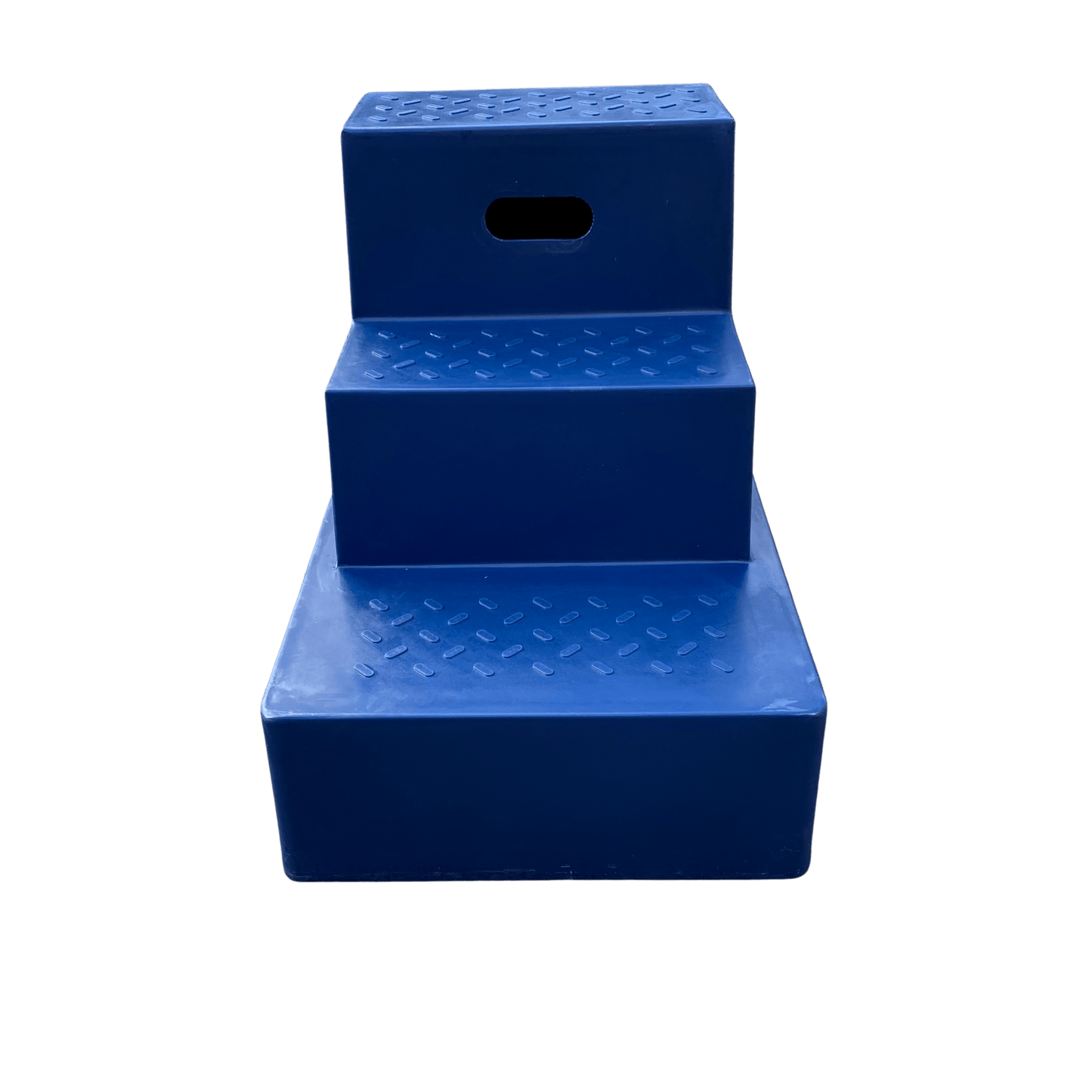 Classic Show Jumps Arena Accessories Navy Blue Mounting Block - 3 Step