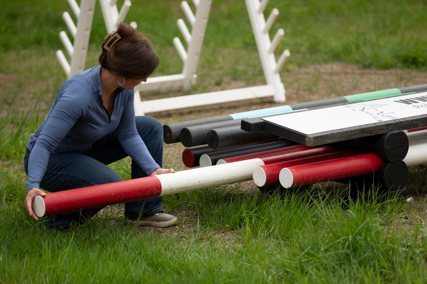 Classic Show Jumps Arena Accessories Pole Tidy Storage - Base