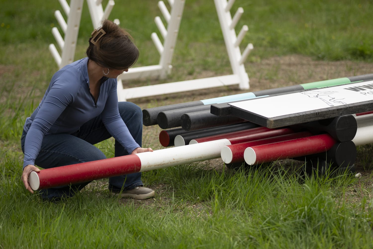 Classic Show Jumps Arena Accessories Pole Tidy Storage - Base