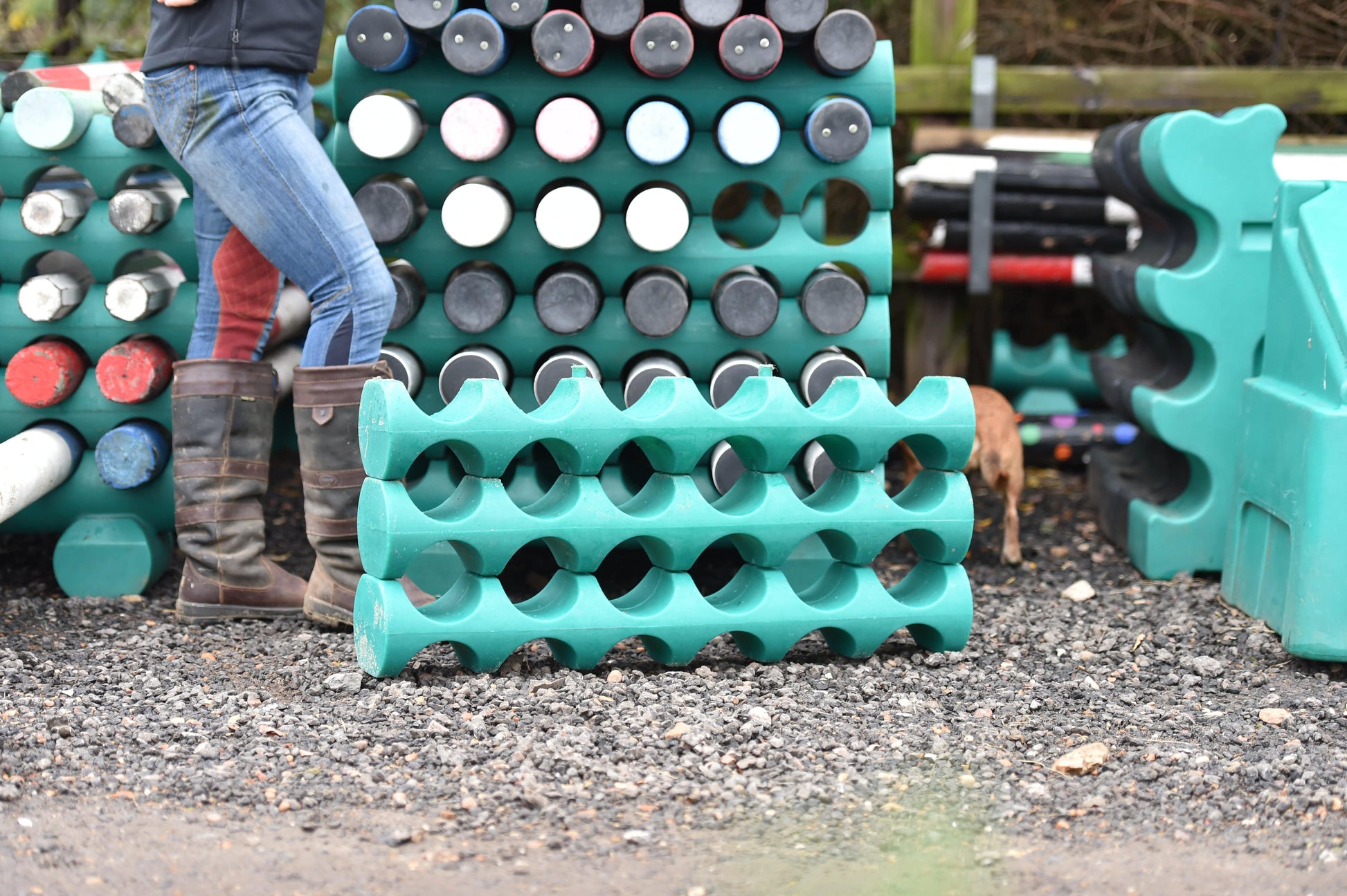Classic Show Jumps Arena Accessories Pole Tidy Storage - Base