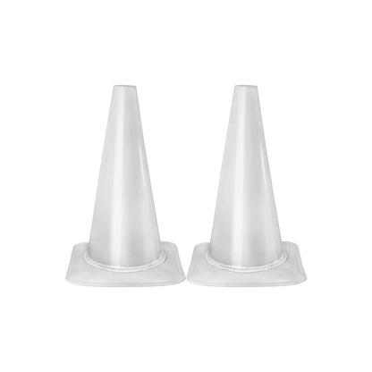 Copper Pony Poles Arena Accessories White Training Cone Pair - 18" (White)