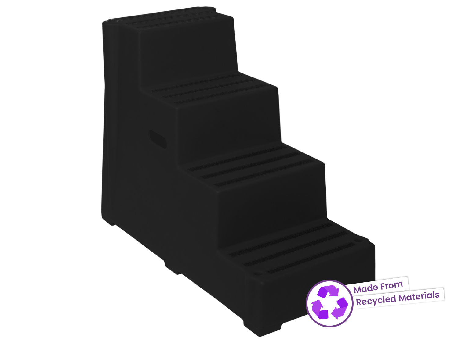 Copper Pony Poles Black 4 Step Heavy Duty Mounting Block