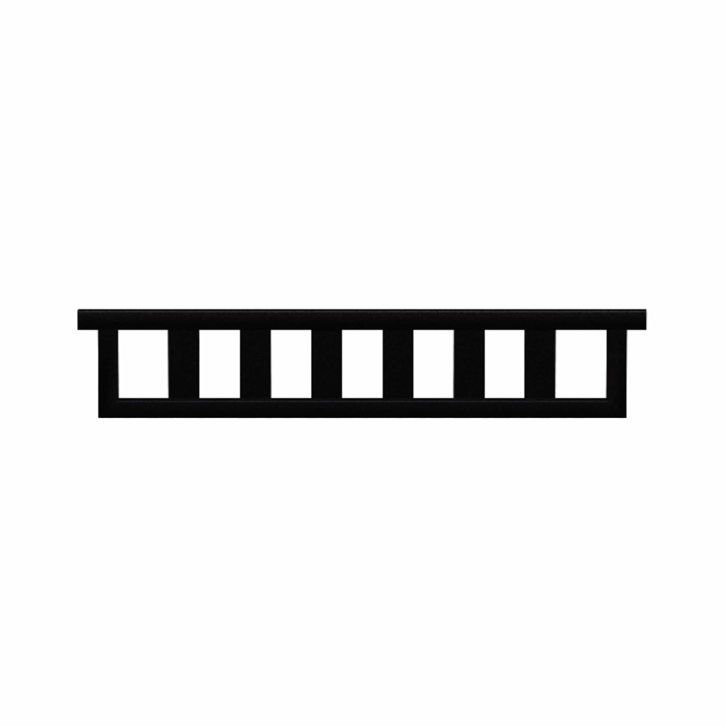 Copper Pony Poles Black Hanging Ladder Filler - 8' wide