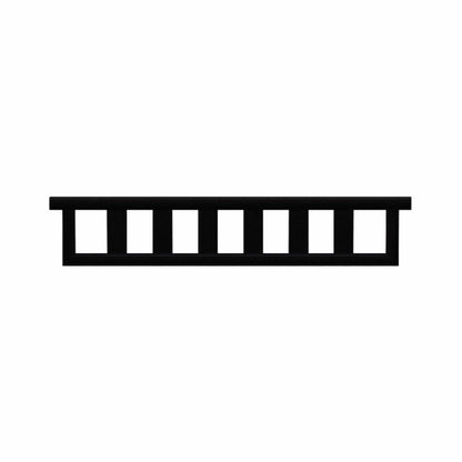 Copper Pony Poles Black Hanging Ladder Filler - 8' wide