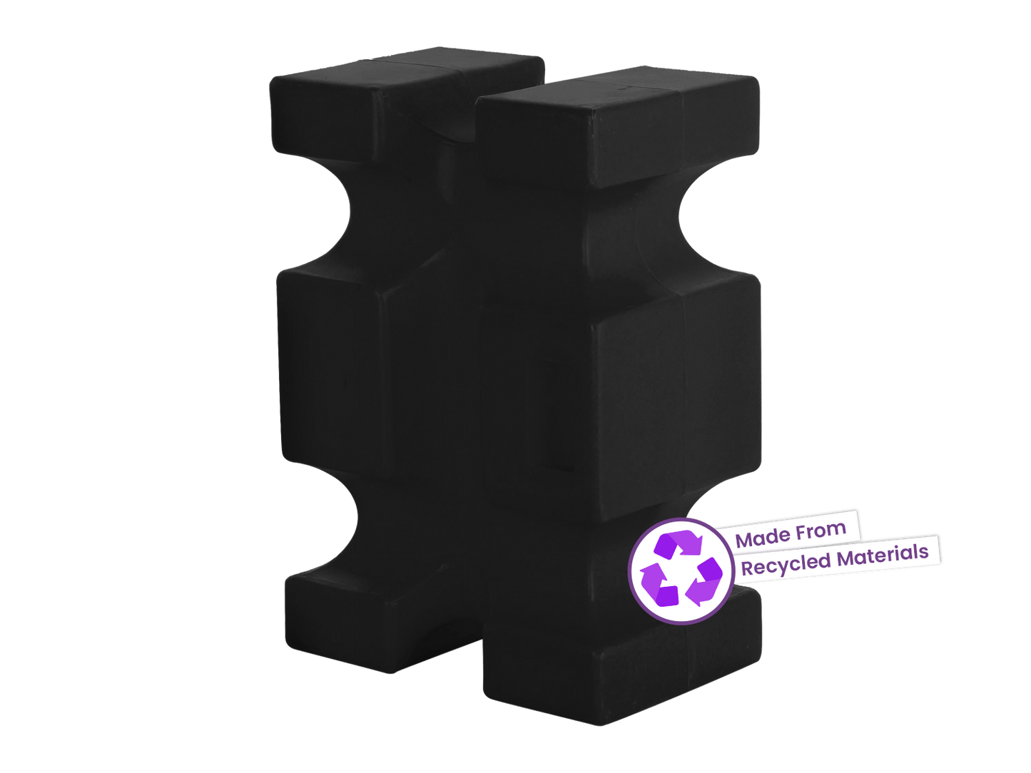 Copper Pony Poles Black Parallel Jump Block - Set of 2