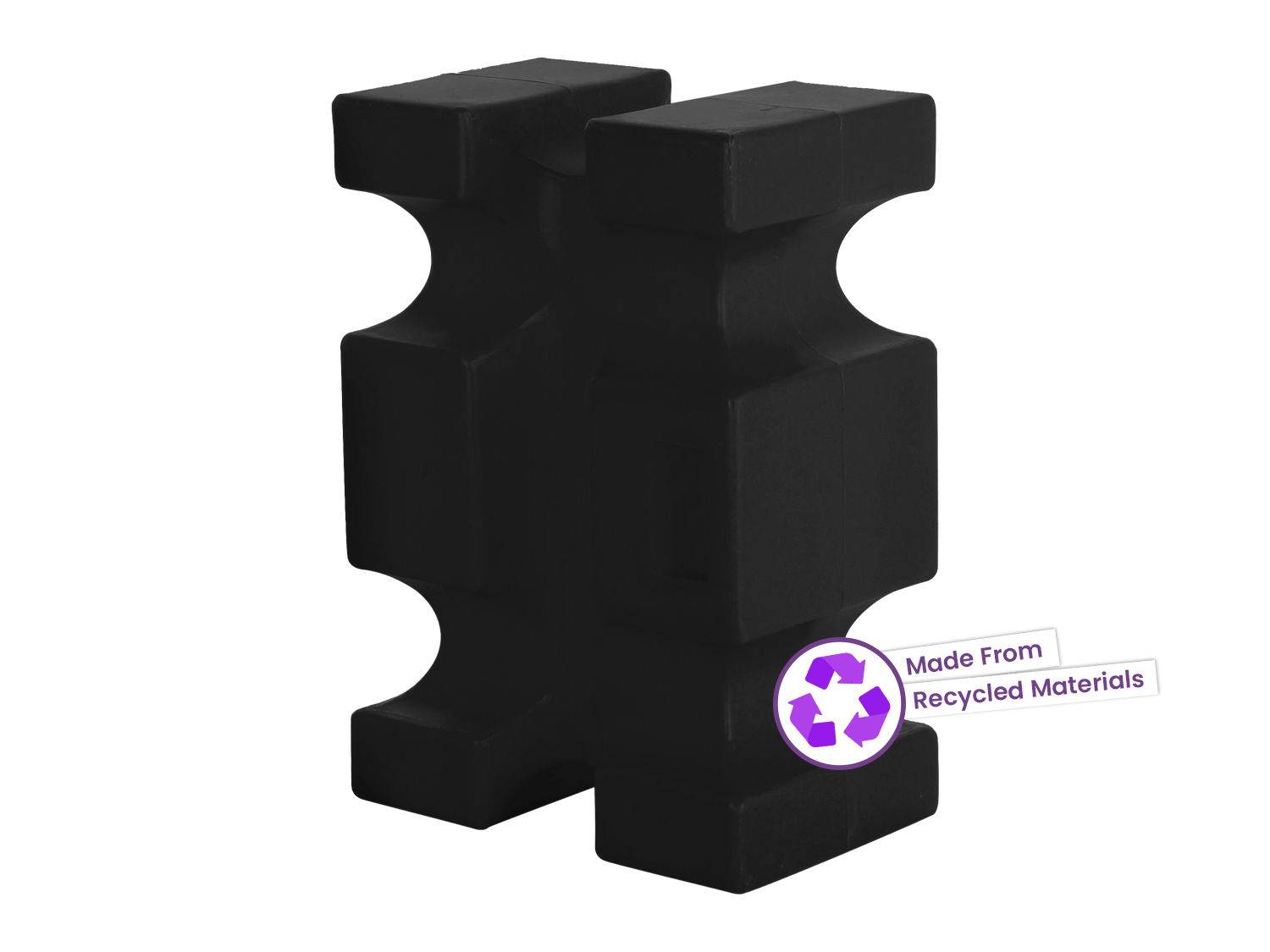 Copper Pony Poles Black Parallel Jump Block - Set of 2