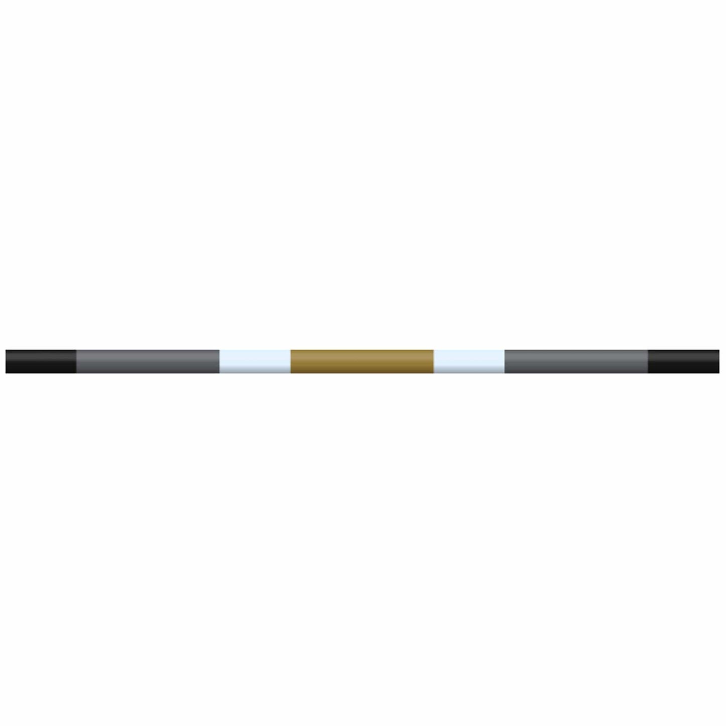 Copper Pony Poles Black / Silver / White + Gold Pole - 10' ft Zero Maintenance (Polymer Wrapped Wood)