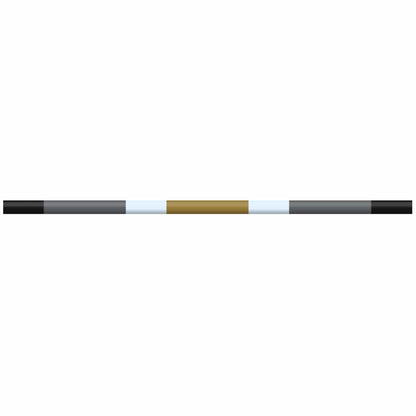 Copper Pony Poles Black / Silver / White + Gold Pole - 10' ft Zero Maintenance (Polymer Wrapped Wood)