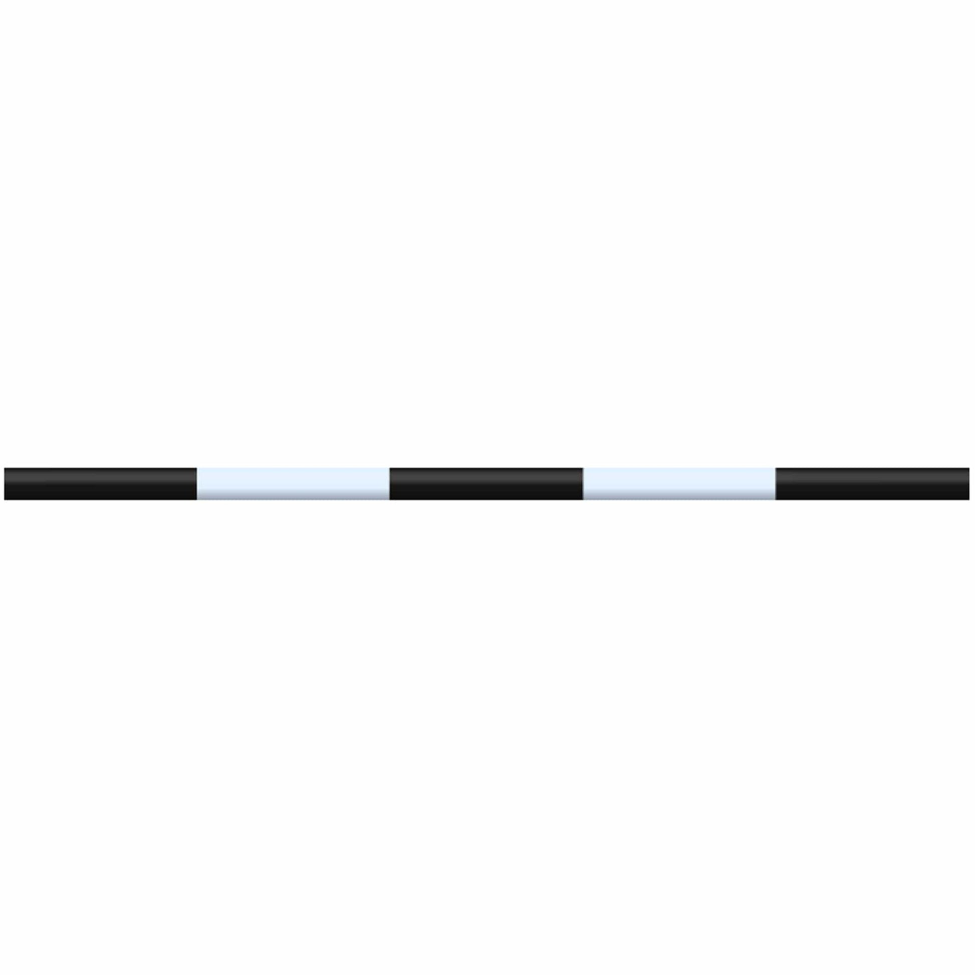 Copper Pony Poles Black / White Pole - 10' ft Zero Maintenance (Polymer Wrapped Wood)