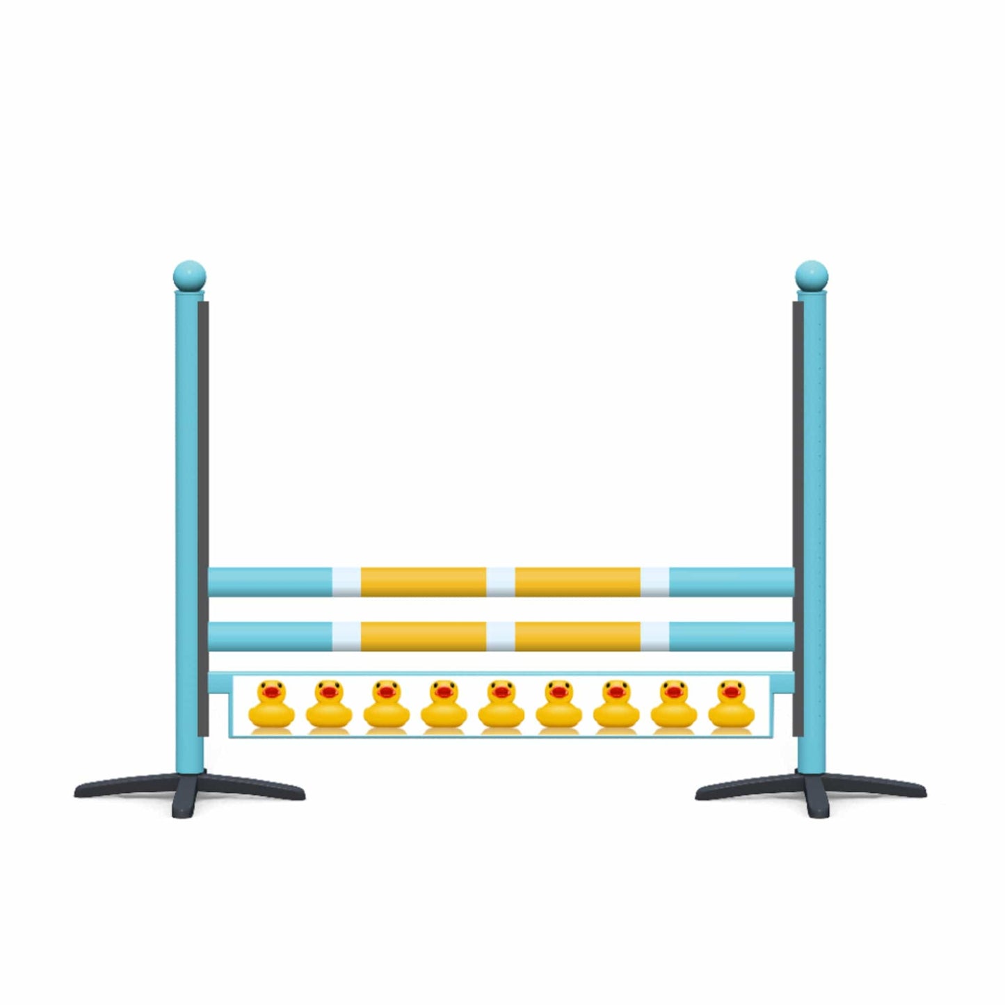 Copper Pony Poles Bundle Duckies 8' ft Plank Jump