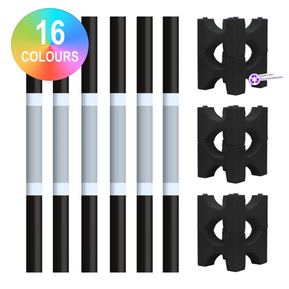 Copper Pony Poles Bundle Ultimate Polework Kit (6.5' Zero Maintenance Poles)