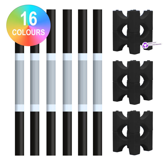 Copper Pony Poles Bundle Ultimate Polework Kit (6.5' Zero Maintenance Poles)