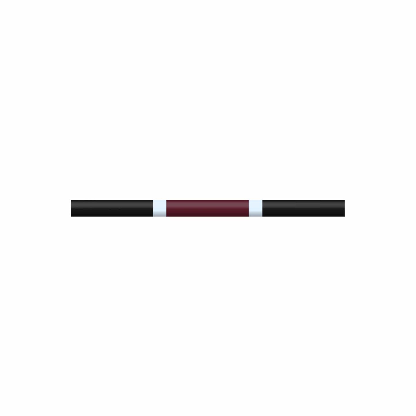 Copper Pony Poles Claret / Black Pole - 6.5' ft Zero Maintenance (Polymer Wrapped Wood)