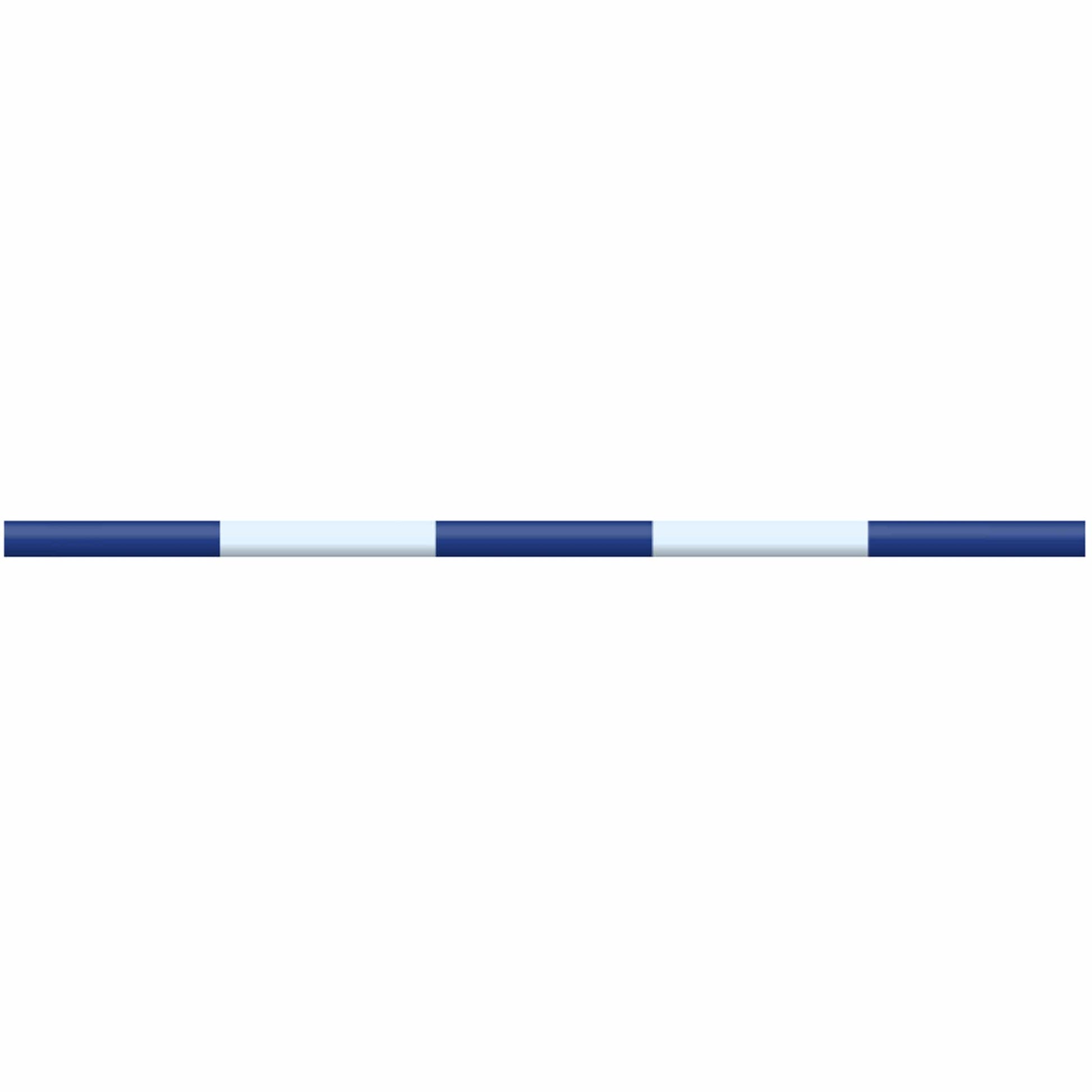 Copper Pony Poles Dark Blue / White Pole - 10' ft Zero Maintenance (Polymer Wrapped Wood)