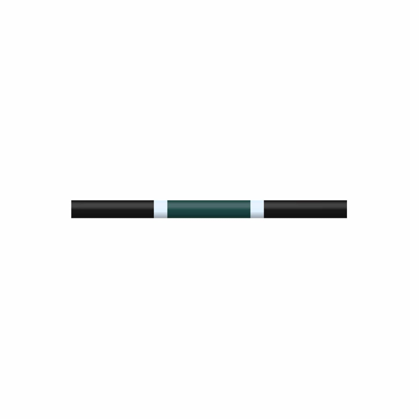 Copper Pony Poles Dark Green / Black Pole - 6.5' ft Zero Maintenance (Polymer Wrapped Wood)