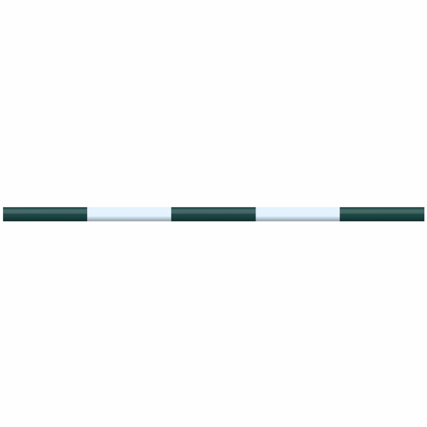 Copper Pony Poles Dark Green / White Pole - 10' ft Zero Maintenance (Polymer Wrapped Wood)