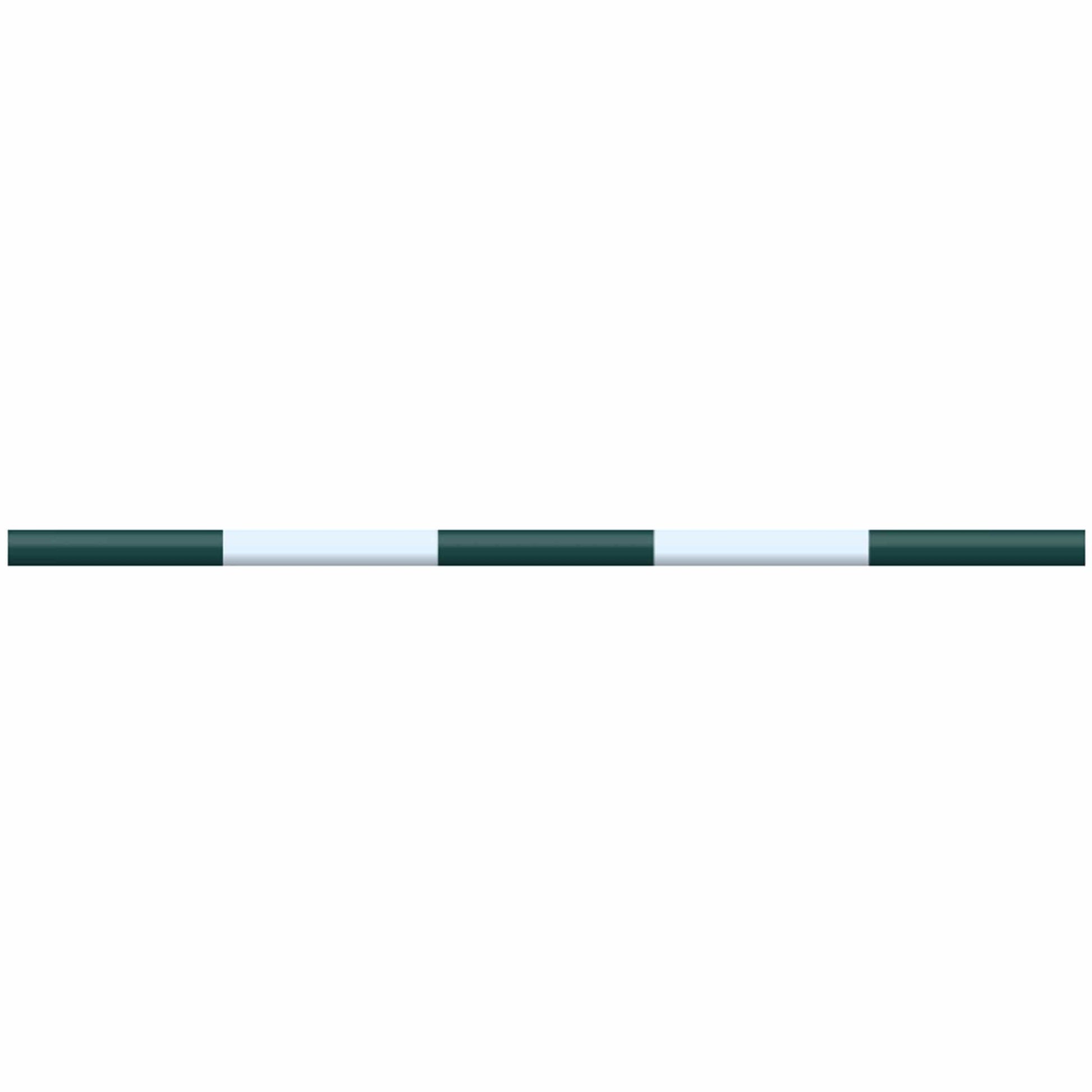 Copper Pony Poles Dark Green / White Pole - 10' ft Zero Maintenance (Polymer Wrapped Wood)