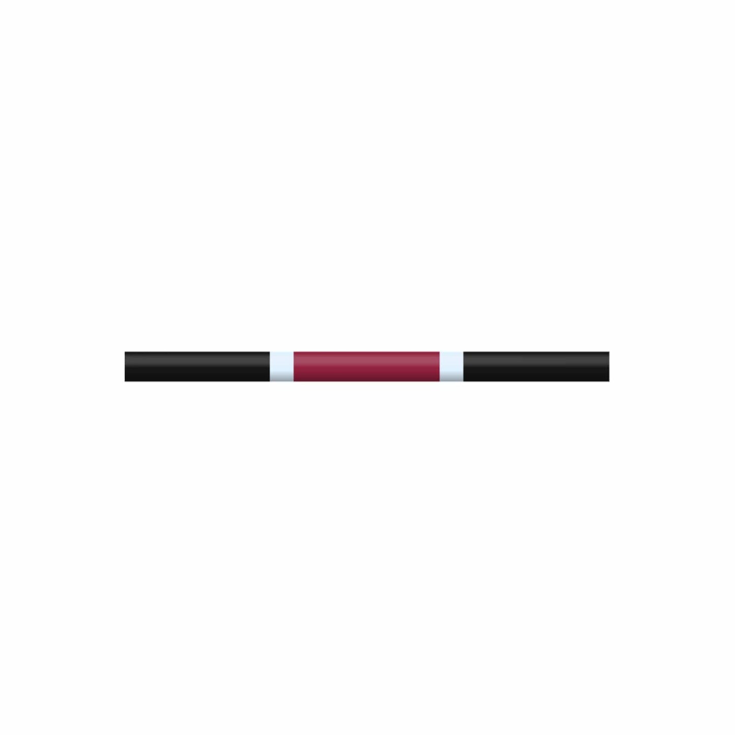 Copper Pony Poles Dark Red / Black Pole - 6.5' ft Zero Maintenance (Polymer Wrapped Wood)