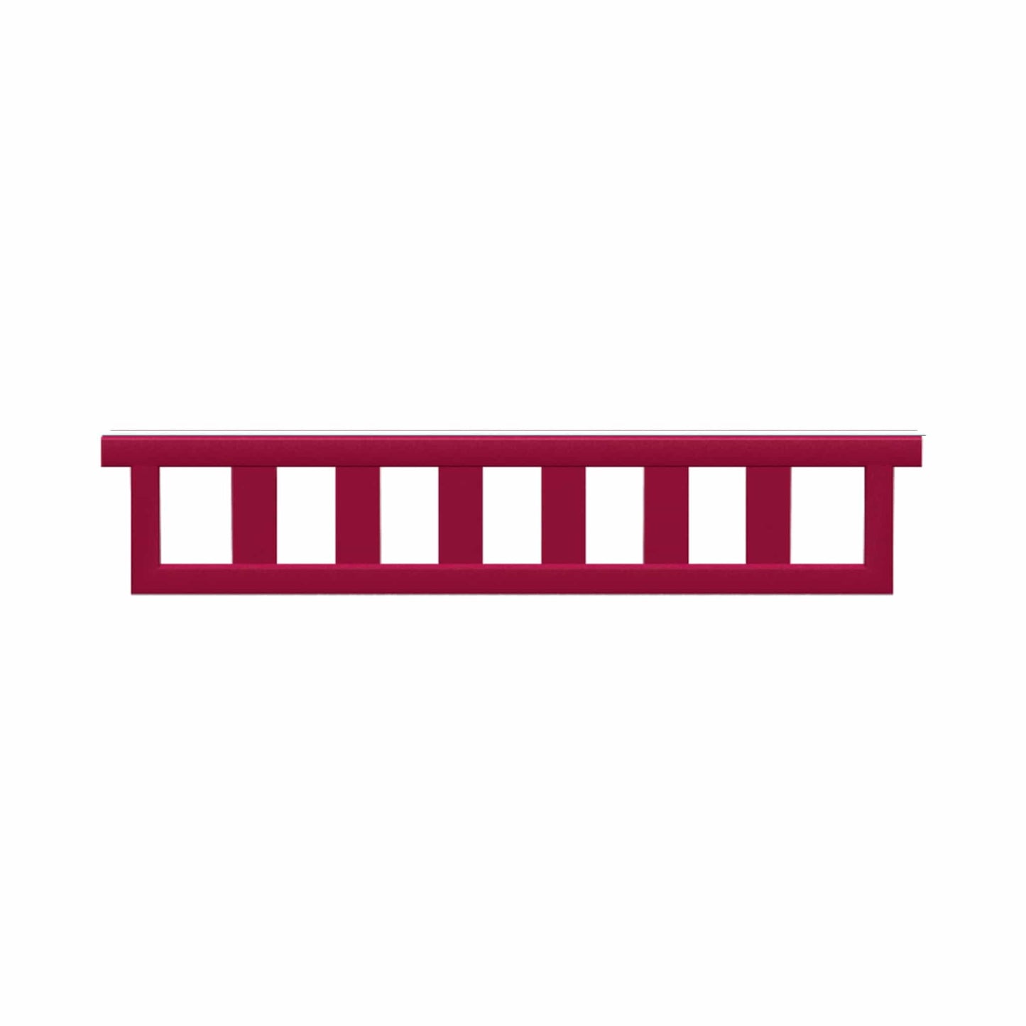 Copper Pony Poles Dark Red Hanging Ladder Filler - 8' wide