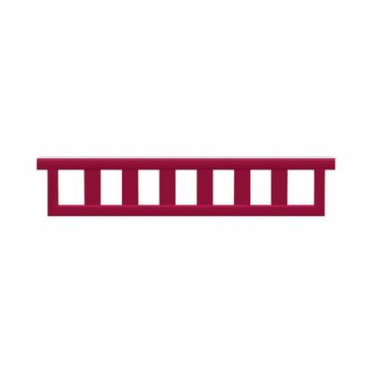 Copper Pony Poles Dark Red Hanging Ladder Filler - 8' wide