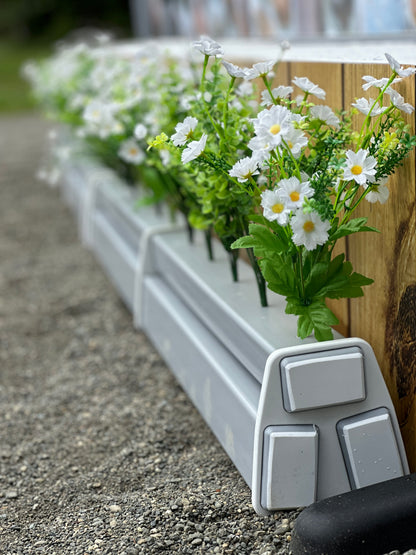 Copper Pony Poles Flower Lines - Set
