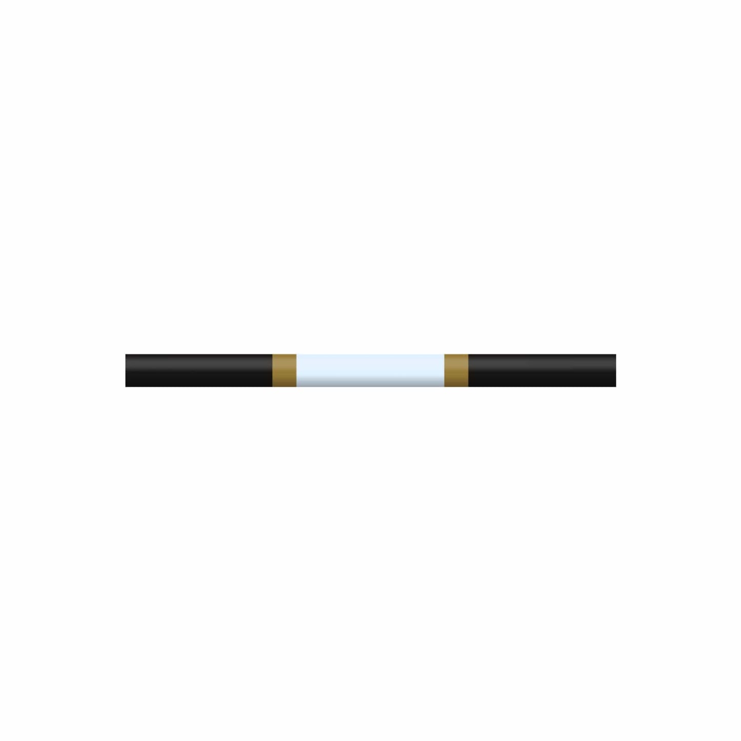 Copper Pony Poles Gold / Black / White Pole - 6.5' ft Zero Maintenance (Polymer Wrapped Wood)