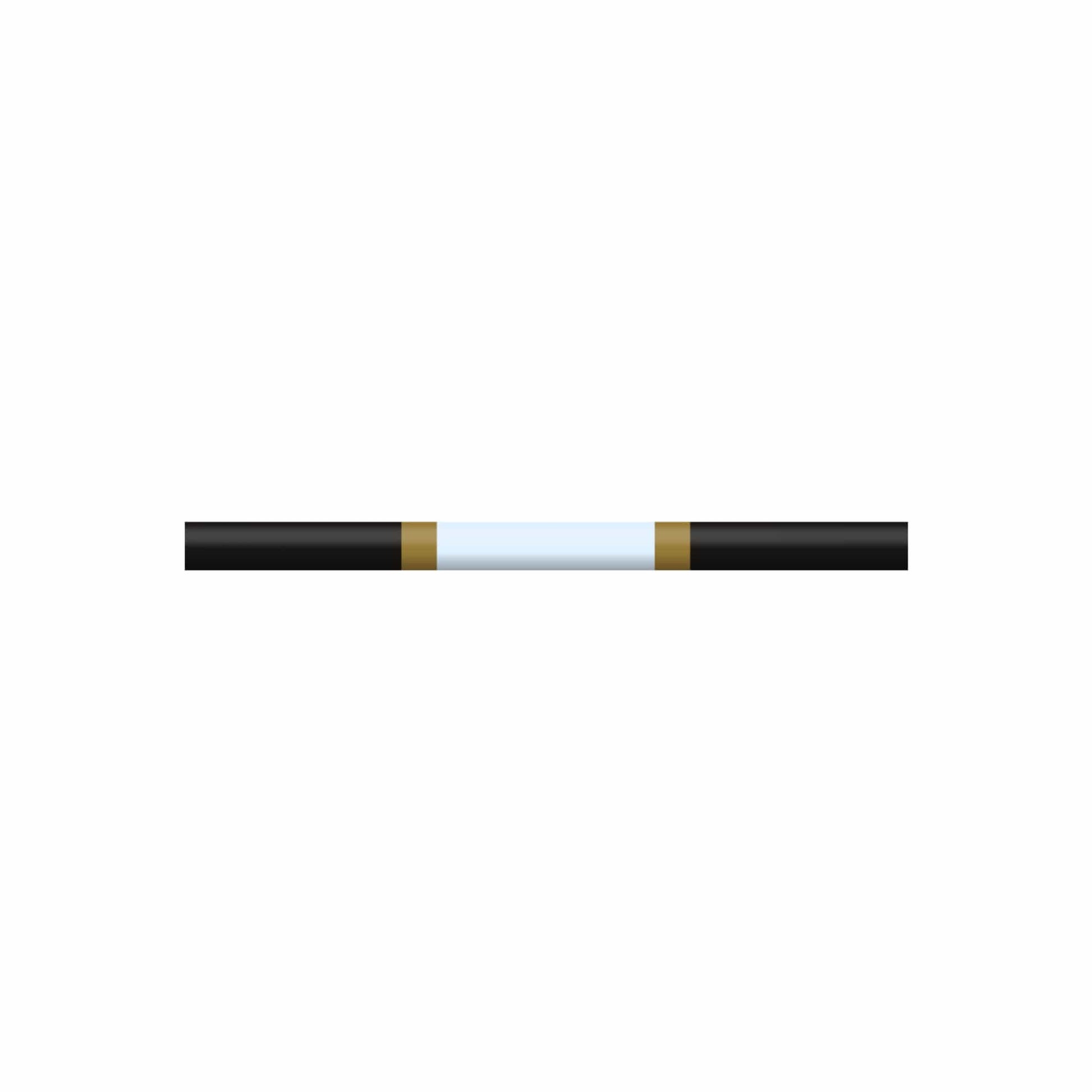 Copper Pony Poles Gold / Black / White Poles - 6.5' ft Zero Maintenance / Polymer Wrapped Wood (Set of 6)