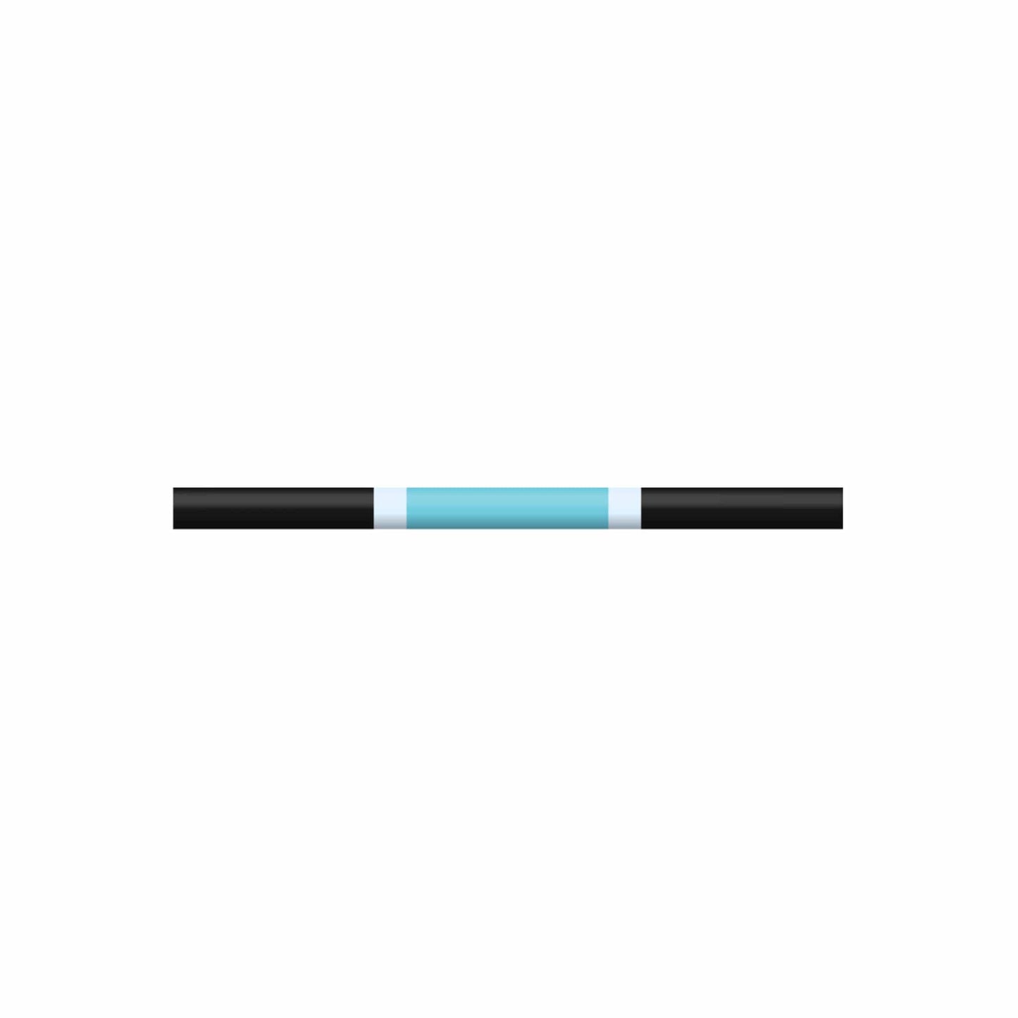 Copper Pony Poles Light Blue / Black Pole - 6.5' ft Zero Maintenance (Polymer Wrapped Wood)