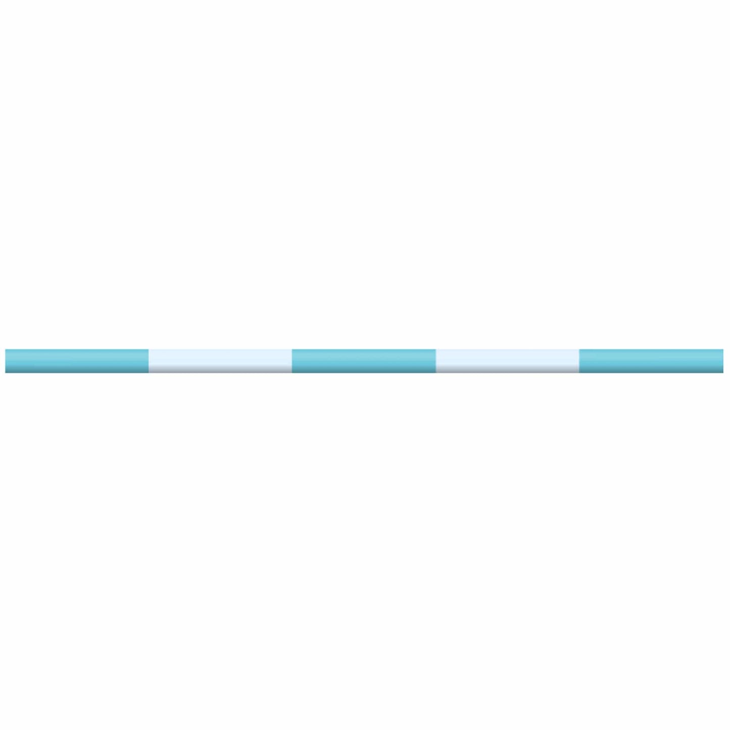 Copper Pony Poles Light Blue / White Pole - 10' ft Zero Maintenance (Polymer Wrapped Wood)